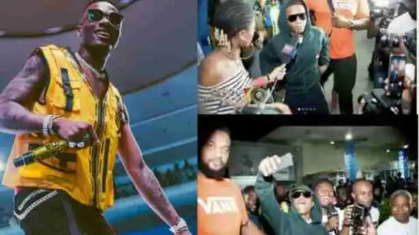 Wizkid Arrives Ghana for “Ghana Meets Naija 2018 Event” (Photos)